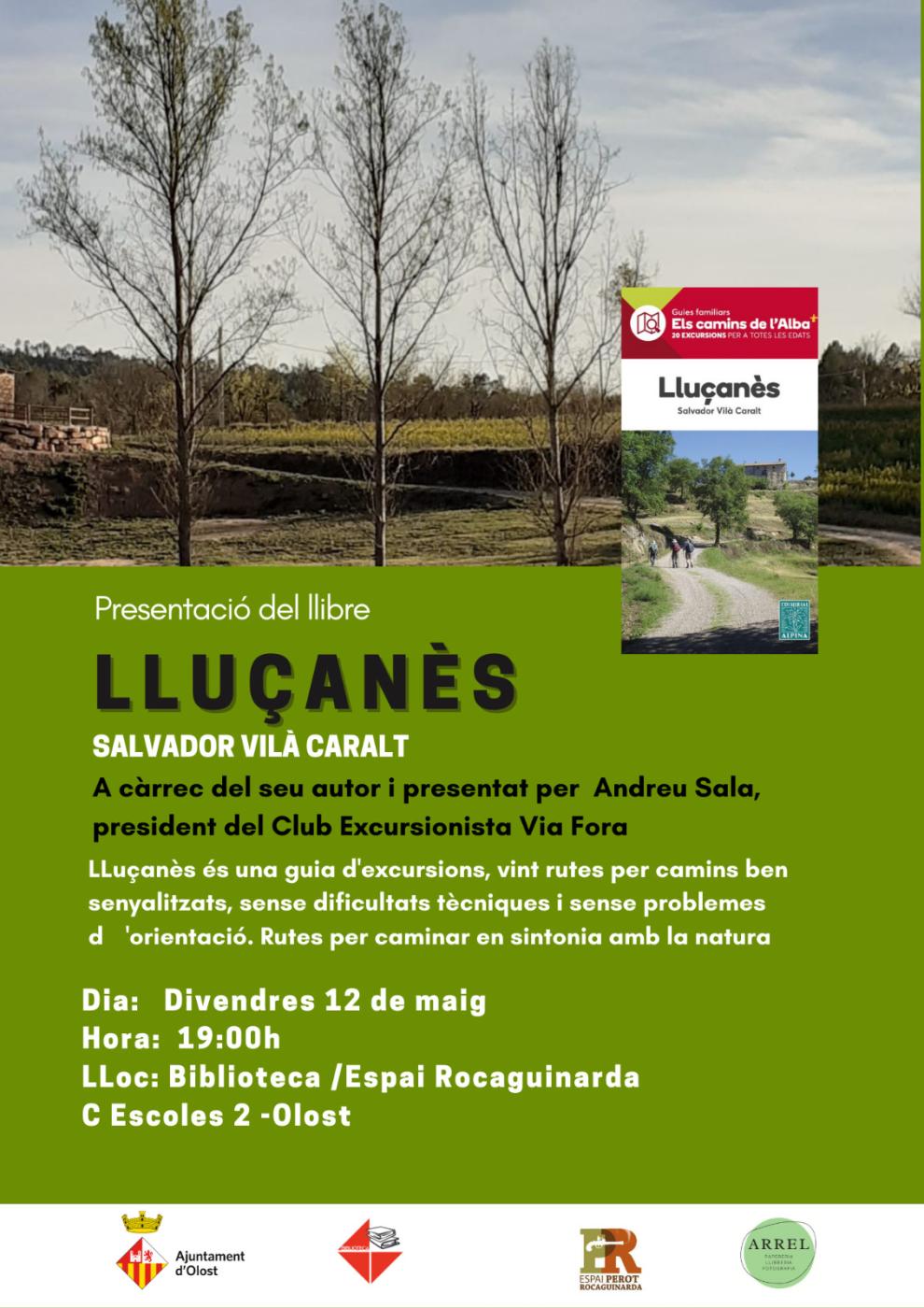 Presentació del llibre Lluçanès, de Salvador Vilà Caralt